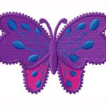 Butterfly embroidery design