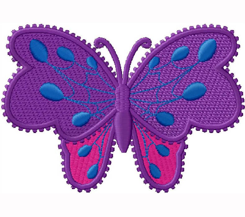 Butterfly embroidery design