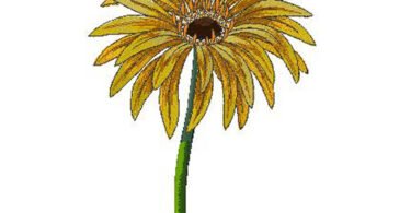 flower embroidery design