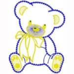wonderful Bear embroidery design for free download
