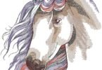wonderful Unicorn embroidery design