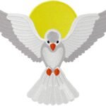 wonderful bird embroidery design