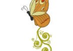 Butterfly embroidery design