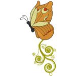 Butterfly embroidery design