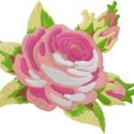 flower embroidery design