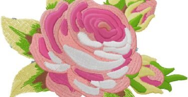 flower embroidery design