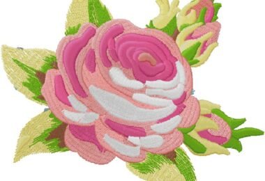 flower embroidery design