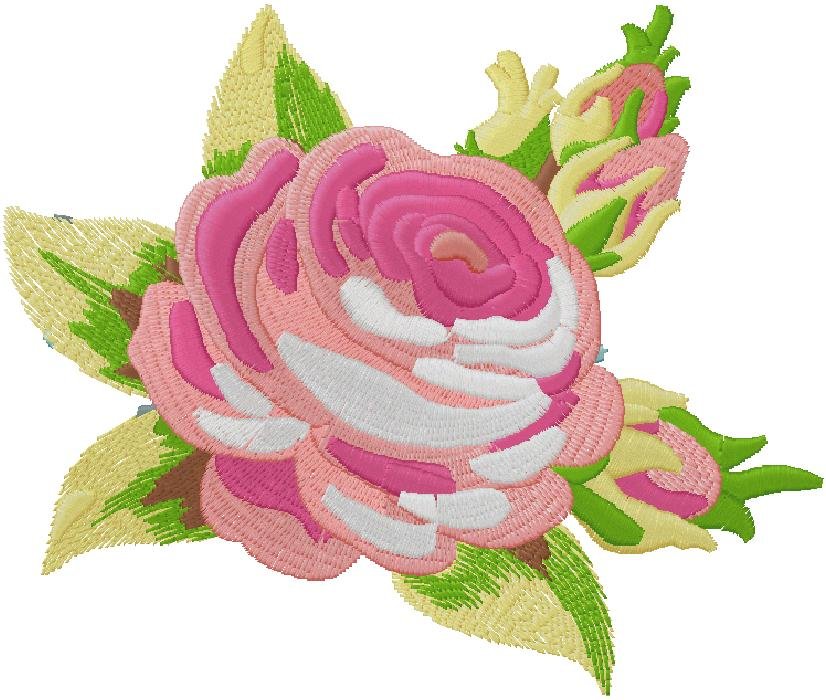 flower embroidery design